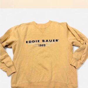 Eddie Bauer Men's Crewneck Sweater in Tan